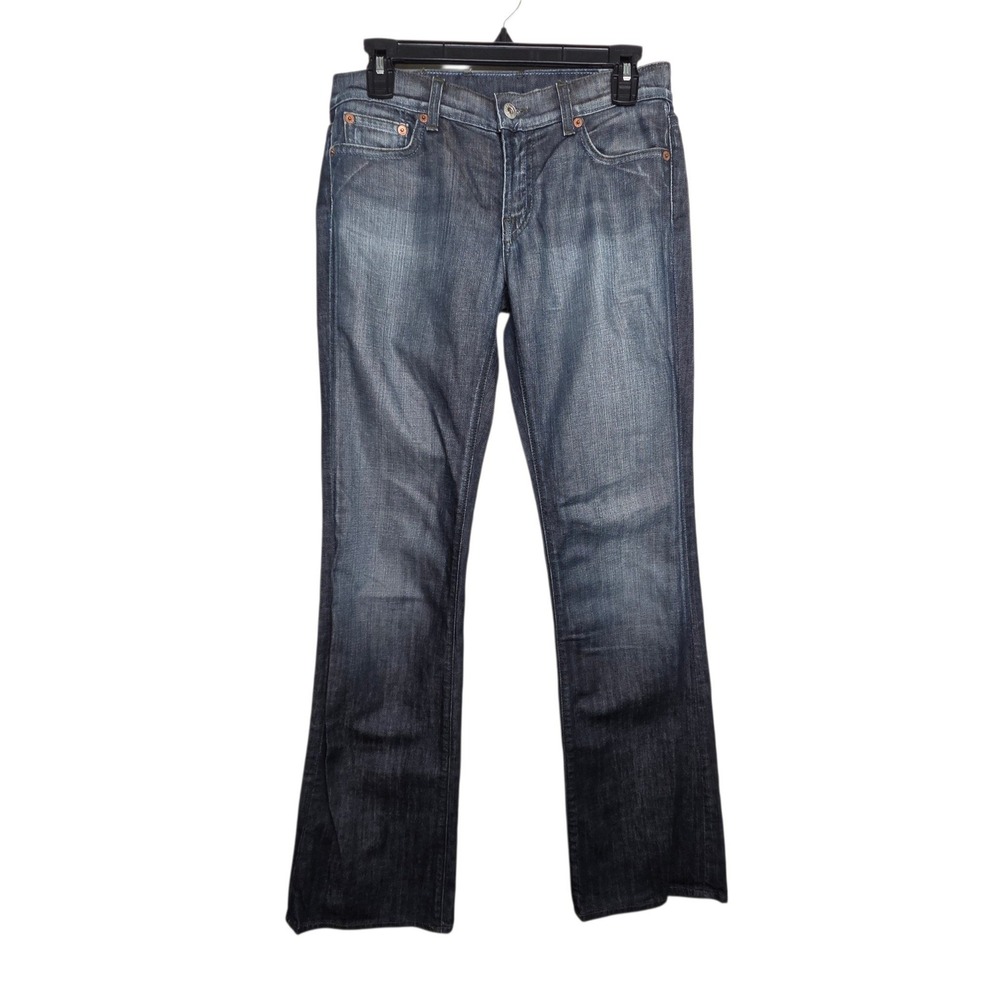 Lucky Brand Y2K Womens Blue Denim Dungarees Jean Straight Leg Made in USA Indie